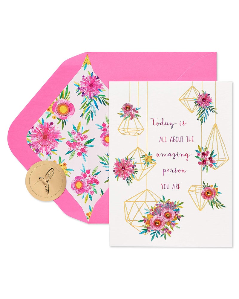 Papyrus Birthday Card (Happy Birthday Terrarium) - Image 1